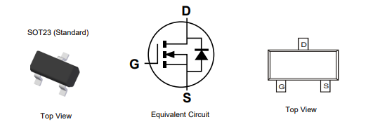 BSS138-7-F Transistor Integrated Circuit 50V 200mA N Channel Mosfet IC SOT-23-3
