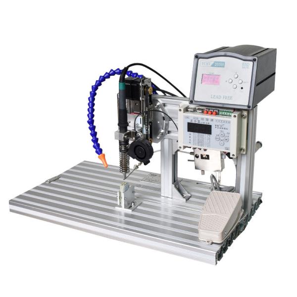 Quality 150W Semi Automatic Small Soldering Machine USB Switch Foot Operated Socket for sale