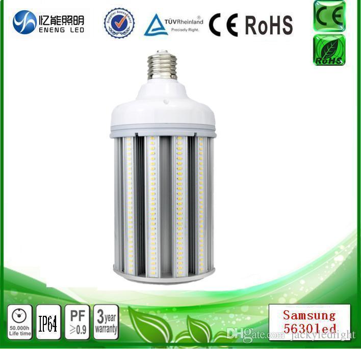 high lumens 120W ip64 E40 led corn light150lm/w E40 led street lights E40 led high bay light with Samsung 5630 led ac1