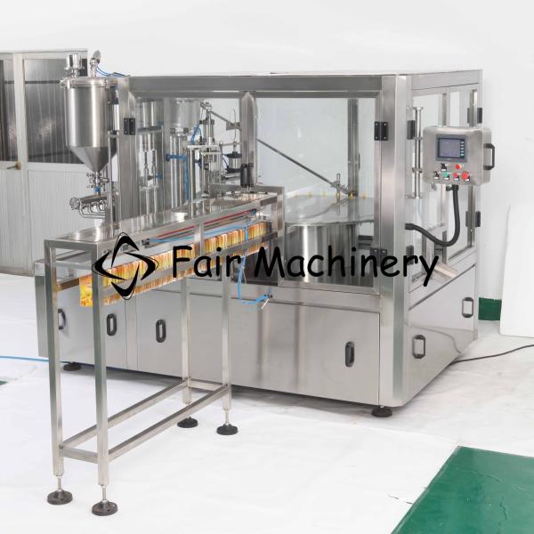 Quality 350ml 4kw Ketchup Filling Machine Tomato Paste Capping 5000B/H for sale
