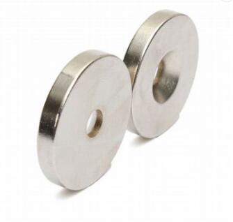HSMAG Flexible Sintered SmCo Magnet Durable Countersunk 30mm Round Magnets
