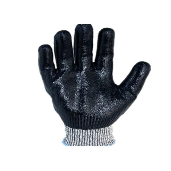 Comfortable Mechanics Nitrile Work Gloves , Industrial Cut Resistant Gloves