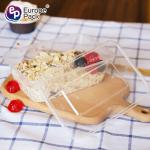 Factory direct high quality 100% biodegradable transparent 650ml disposable