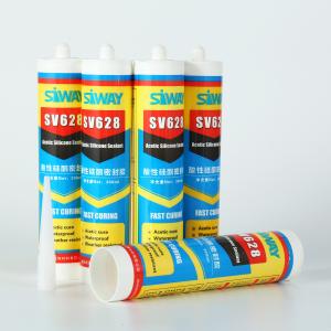 China Strong Adhesion Rtv Acetoxy Silicone Sealant Multipurpose Excellent Elasticity on sale