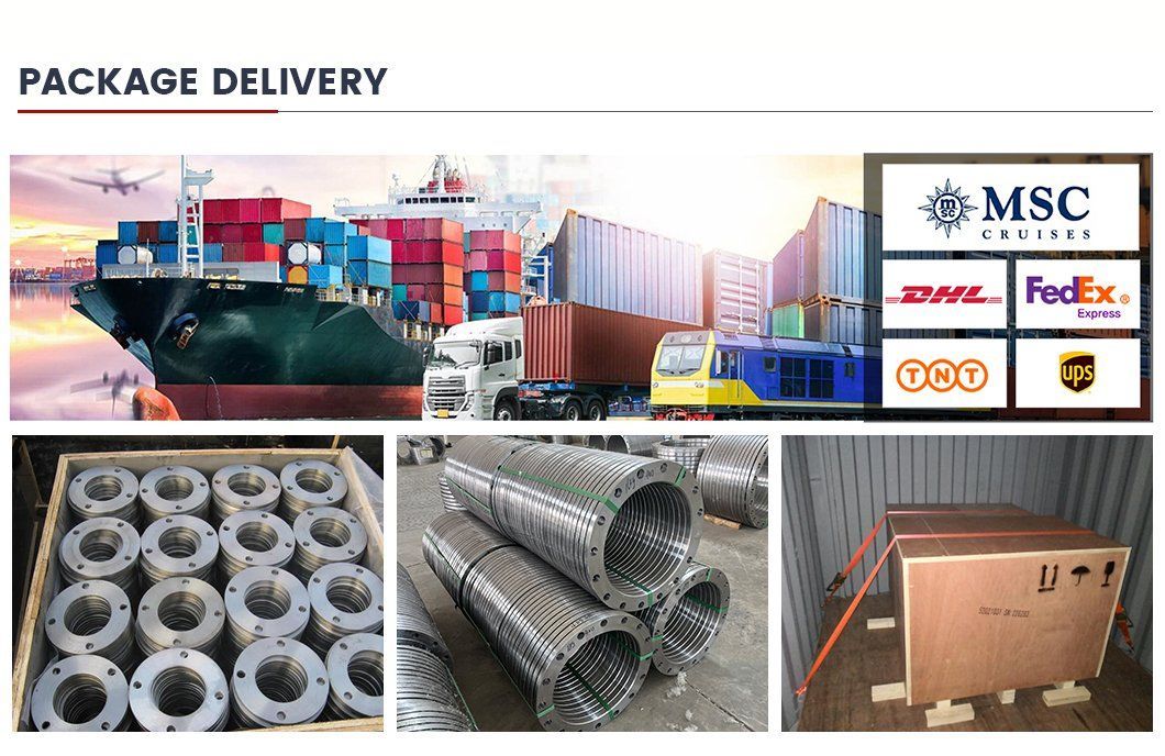 BV Certified Factory DN15-DN600 Customized Flange ASTM A105 Q235 SS304 SS316 SS304L SS316L Flange Used for The Connection Transport Water Oil Gas