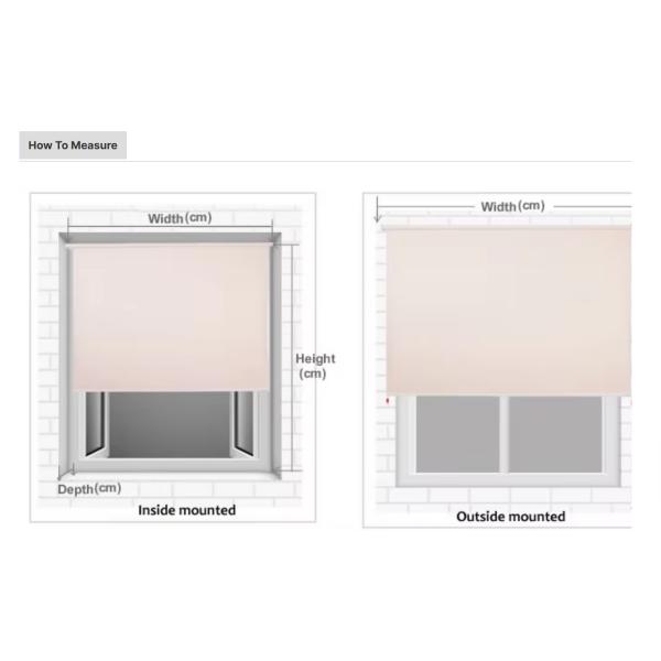 Window Polyester Roller Blackout Sunscreen Curtain Filtering Roll Up Blind Shades