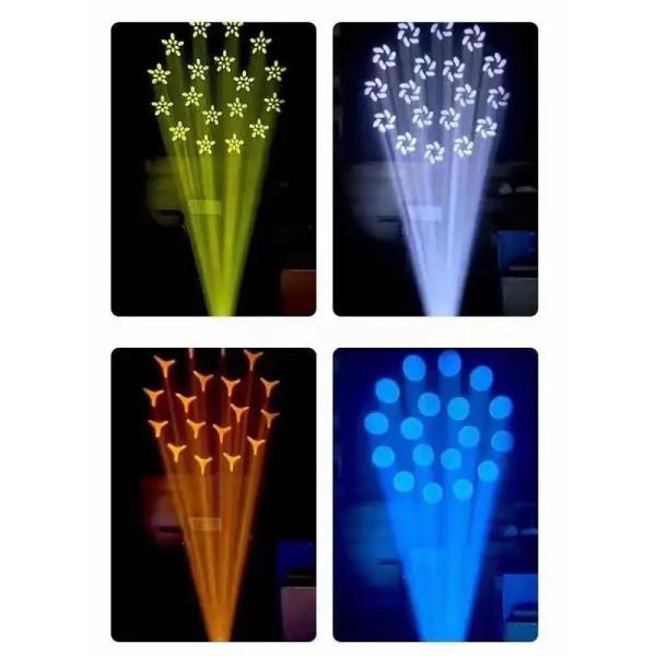 Lighting and Circuitry Design 80 RGBW LED Spot Beam Gobo Moving Head Light for Dj Shows