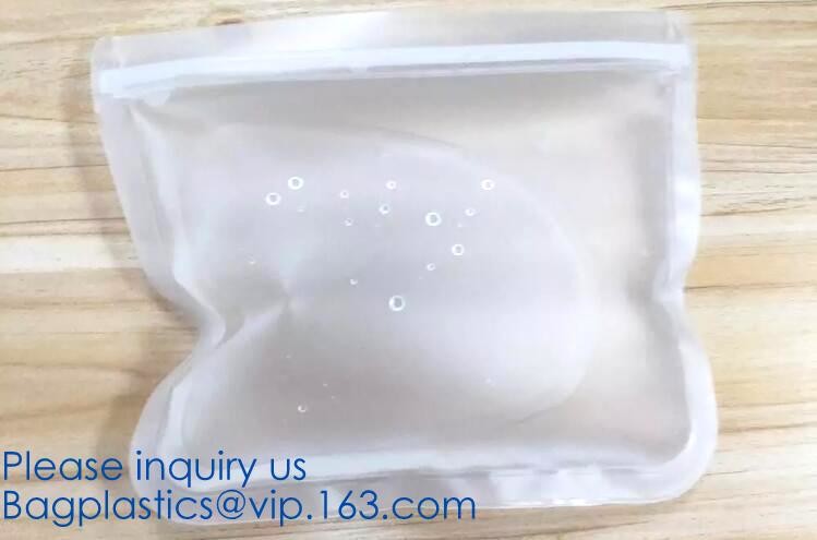 Round bottom polypropylene zip lock bag, CD bag, round reclosable bag, round reusable zip lock bag, round grip seal pack