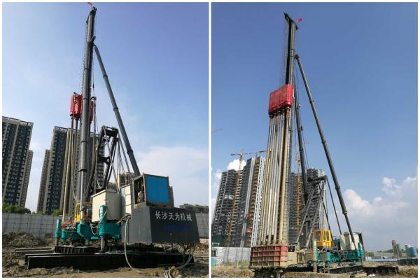 Quality High Efficiency Screw Pile Machine Crawler Or Step Walking Movement Way for sale