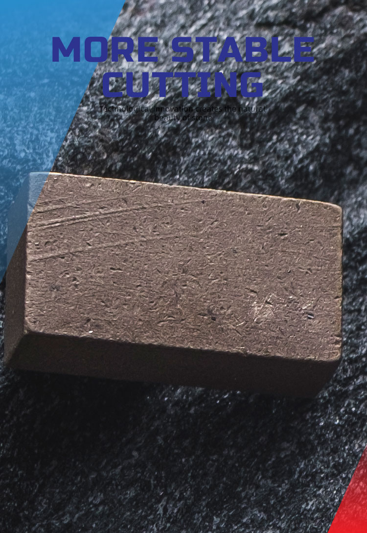 Sintered Diamond Segment for Indonesian Lava Stone Cutting High Frequency Brazed