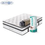 White Queen Size Hybrid Pocket Spring Mattress With Double Spring Bed Net
