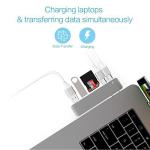 7 in 1 Dual Type-C Docking Station Thunderbolt 3 Hub for 2016/2017 MacBook Pro