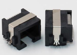 Buy cheap Latch Up 90 Degree 8P8C Single Port SMT RJ45 LAN Jack product