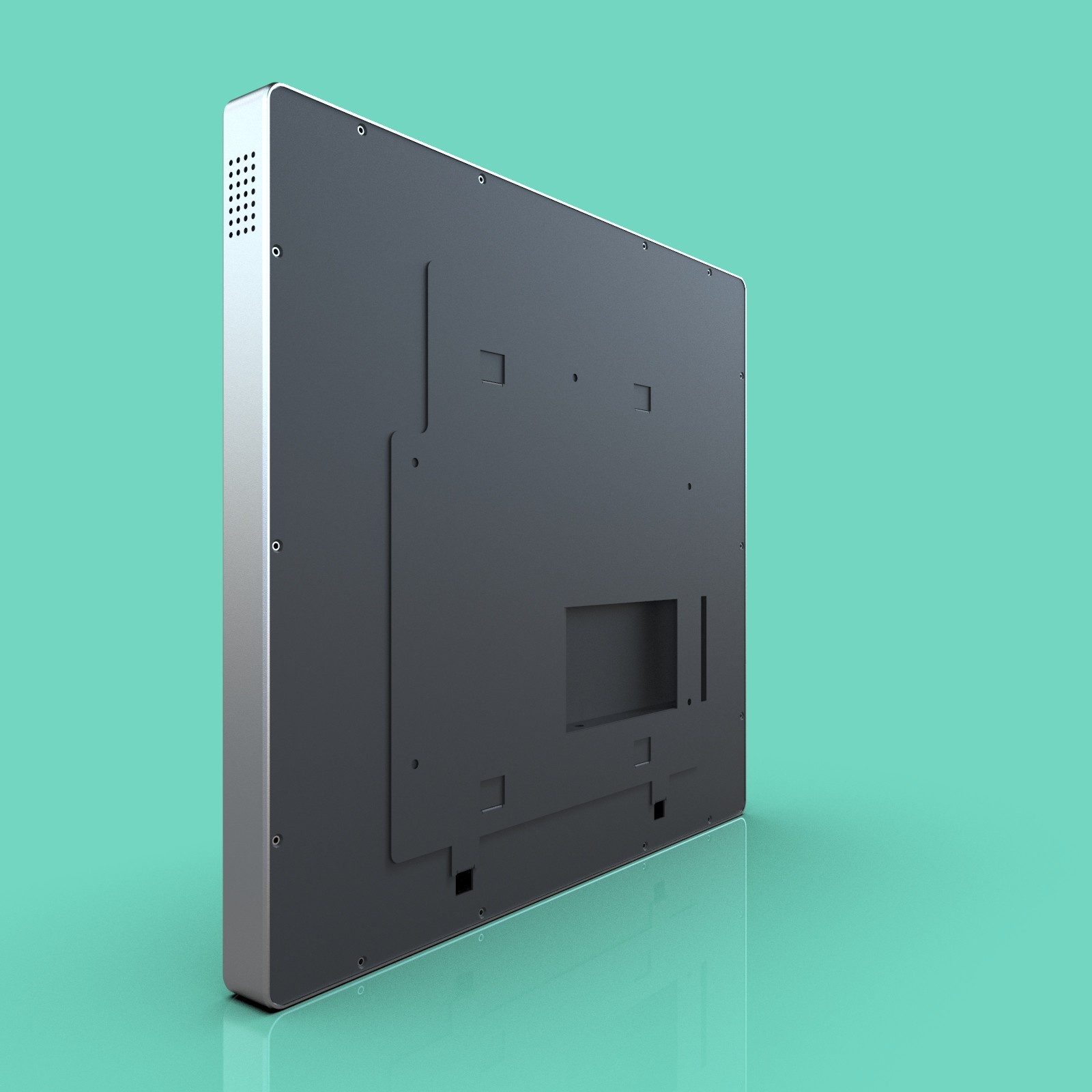 JP1304 13-Inch Wall-Mounted Passport Recognition Access Control Machine integrates Optical Character Recognition (OCR)