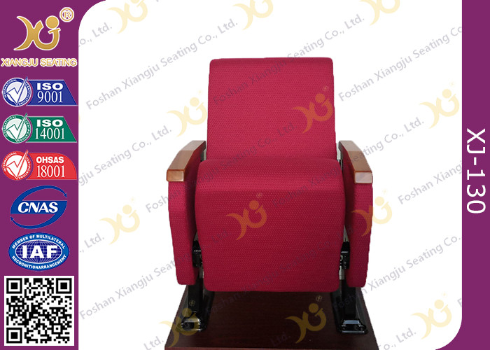 Full Upholstered Cover Auditorium Chairs With Soft Closing Seat