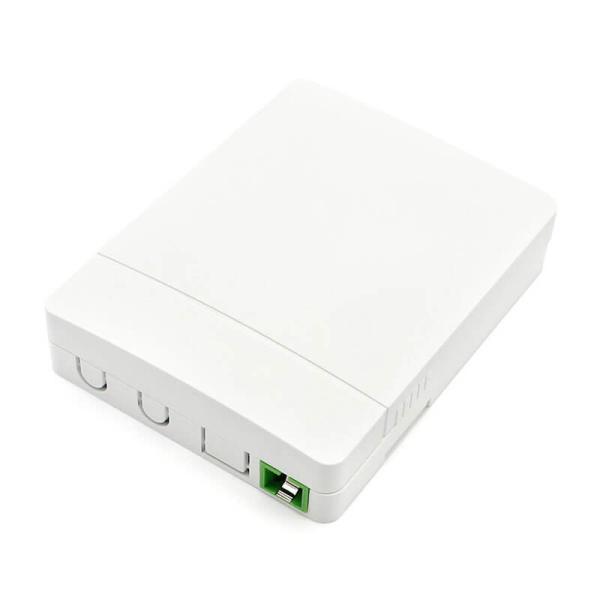 Quality ABS PC Optical Termination Outlet With SC Adapters Fiber Access Terminal for sale
