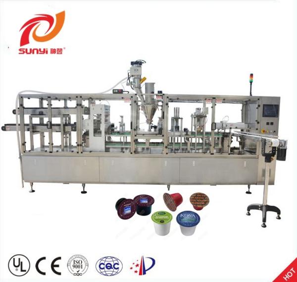 Quality Automatic Sort And Output Capsules Six Lanes Coffee Capsule  Filling Sealing Machine for sale