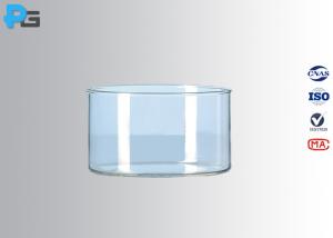IEC60335-11 Borosilicate Glass Cylindrical Container 190×90mm For Microwave Oven