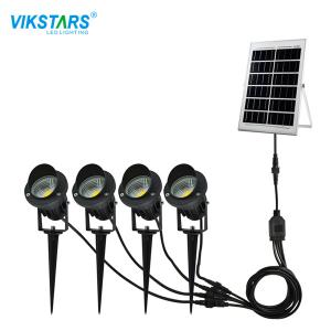COB 5W Energy Saving Solar Powered Garden Lights D60mm H260mm