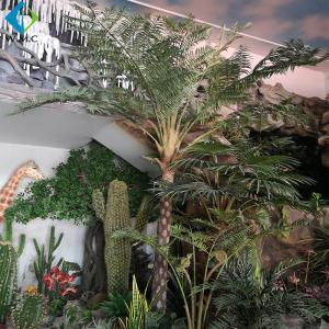 Buy cheap Alsophila Spinulosa Artificial Palm Trees With Fiberglass Trunk Easy Install product
