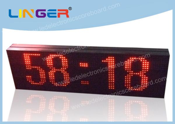 Quality LED Scrolling Message Sign / Electronic Clock Display 2 Years Warranty for sale