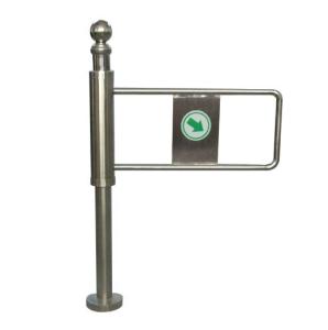 China Hand Push Manual Swing Turnstile Gate Uni Directional 800mm Length on sale