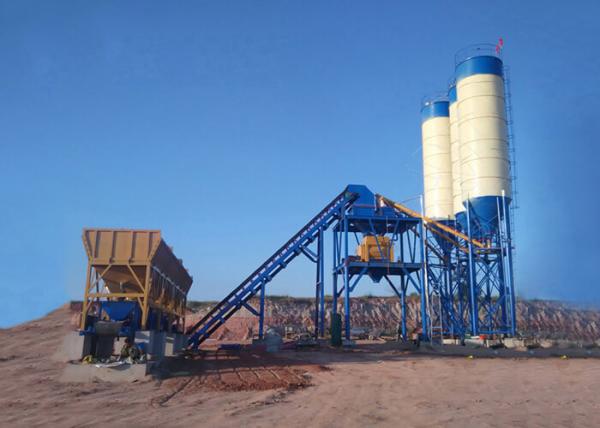 Quality High Efficiency Ready Mix Concrete Plant , Portable Dry Concrete Batch Mix Plant for sale