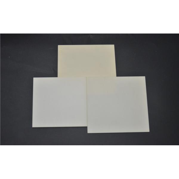 Square White Alumina Cermaic Plate High Heat Resistant Ceramic Plate