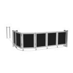 High Privacy WPC Gate Panel Sturdy Custom WPC Panel Board ISO