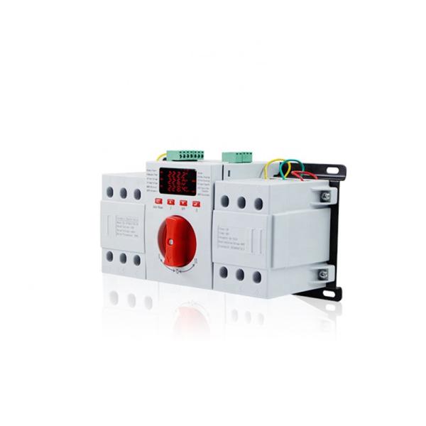 Quality Automatic Transfer Switch Generator ATS Supplier 63A Dual Power Automatic Transfer Switch Automatic Changeover Switch 400V 3P for sale
