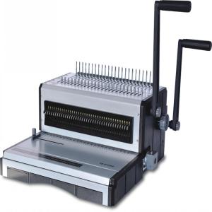Buy cheap NanBo Twin Loop Wire Binding Machine , 4x4 Hole Comb Wire Binding Machine product