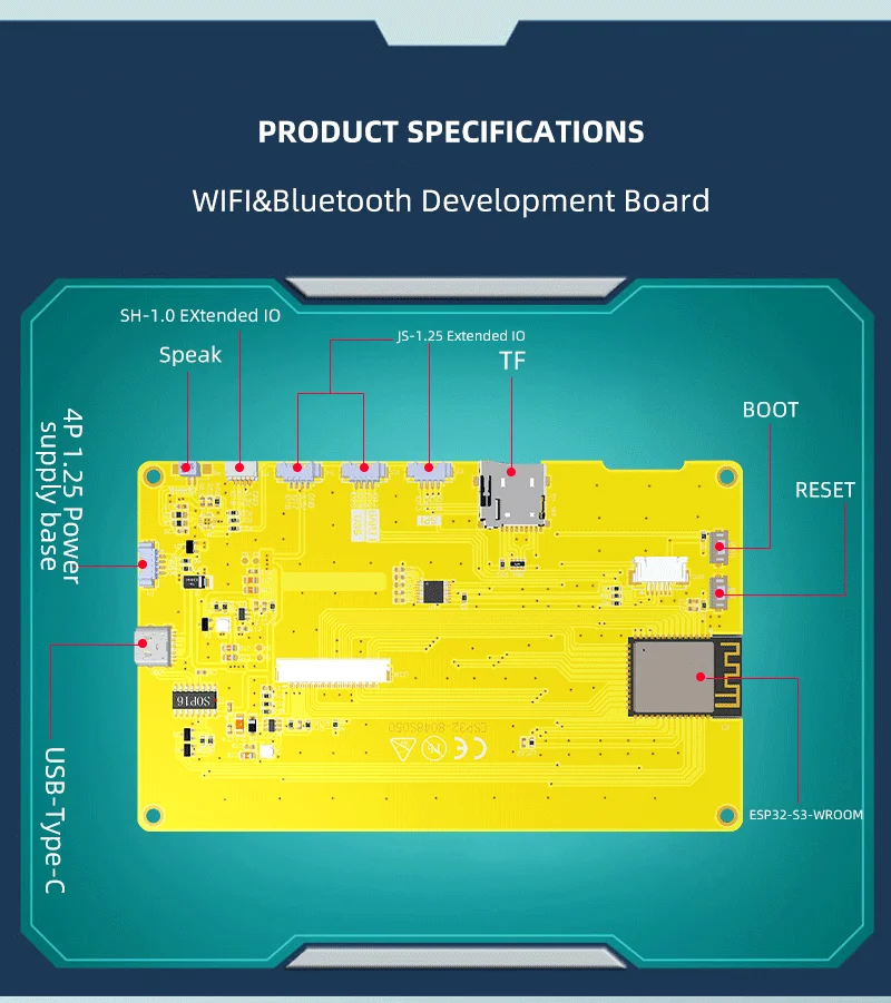 TFT RGB 65K Color LCD Display Module With 800*480 Pixel Resolution