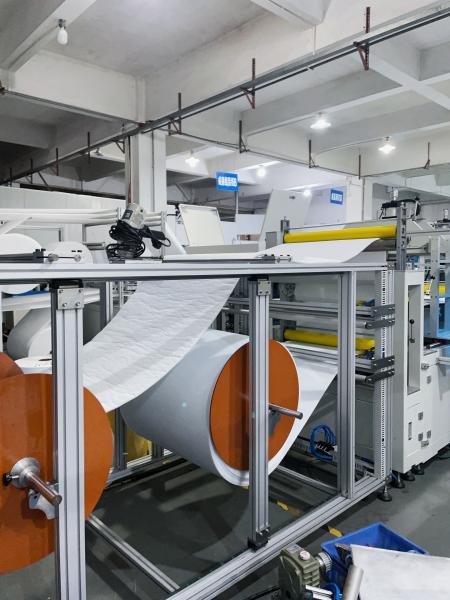 Ultrasonic Flat Trapezoidal Pocket Filter Making Machine For Rectangular