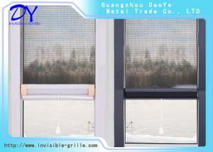 China 250cm Pleated Mesh Folding Screen Door With Fabric on sale