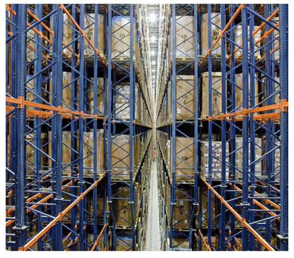 Quality Automatic Storage Warehouse ASRS System Retrieval Pallet Racking Automated for sale