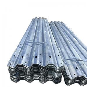 Buy cheap 550-600g/m2 Zinc Coating Steel Beam Rail Guard for W Beam Highway Guardrail Q235 Q345 product