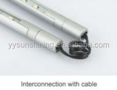 196lm LED Under Cabinet Strip Lights for Kitchen Shelf 6pcs Max Linkable 12V Aluminum