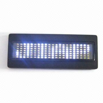 Quality 2015 Programable fashion innovative mini led display badge for sale