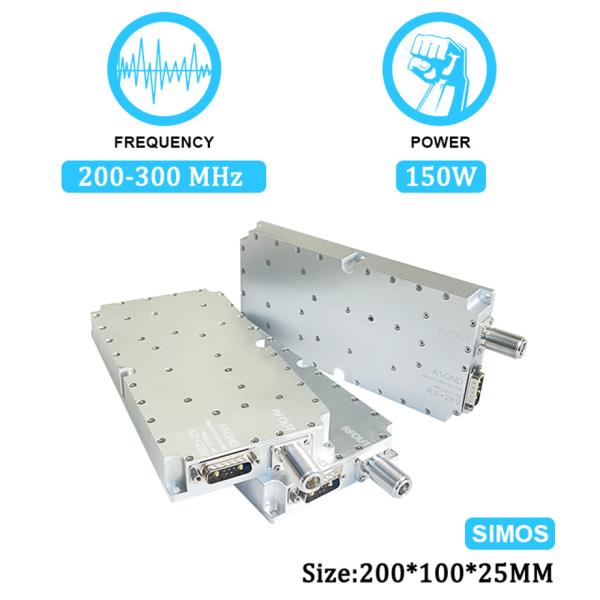 150W 200-300MHz PA Power Amplifier Signal Blocking Device Anti Drone Fpv Uav Drones Module with SIMOS