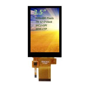 Buy cheap High Brightness 3.5 Inch PCAP TFT Display MCU And SPI Interface 12 O'clock product