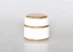 Black Color Empty Glass Skin Cream Containers Portable With Matching Lid