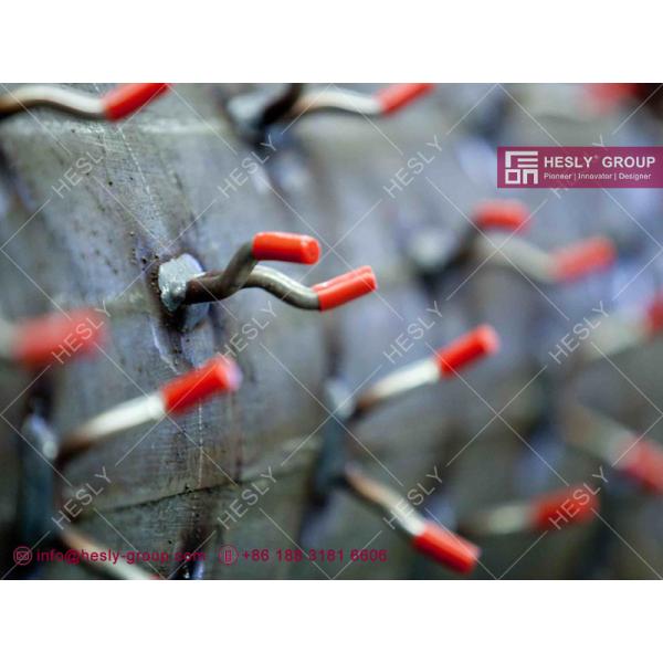 Flat Bar Anchors for hexsteel mesh