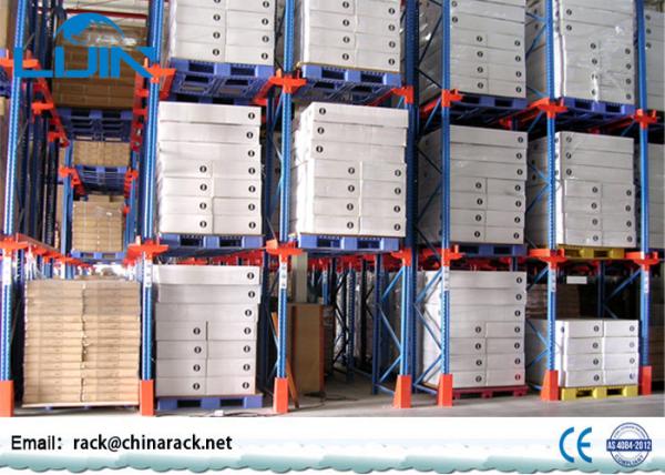 Quality Industrial Warehouse Drive In Pallet Rack Convenient Pick Up Cargos for sale