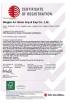 Ningbo Aj Union Imp.& Exp. Co., Ltd. Certifications