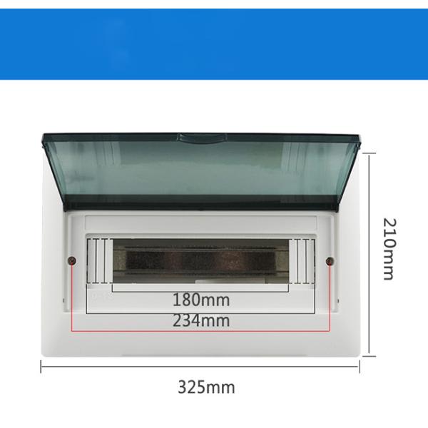 OEM Terminal Electrical Db Box , Plastic Distribution Box With Circuit Breakers Multi Ways
