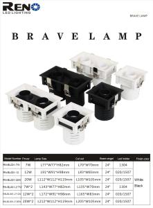 China Lifud 6w Led Recessed Downlight White Adjustable With Osram LED Chip on sale