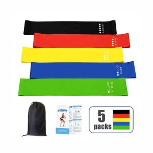 5 Pcs BSCI Latex Resistance Band Set Elastic Bands Body Shaping