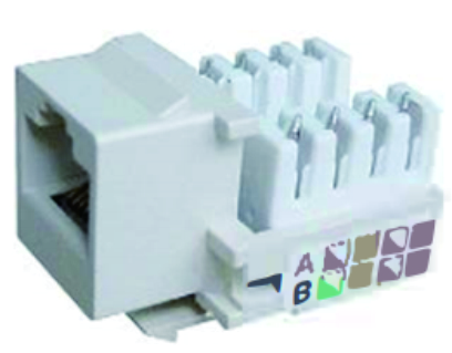 Cat.6 RJ45 Keystone Jack zc 1133