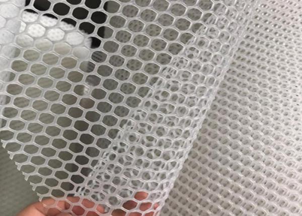Quality 1.2mm hole White Extruded Plastic Netting Mesh for sale