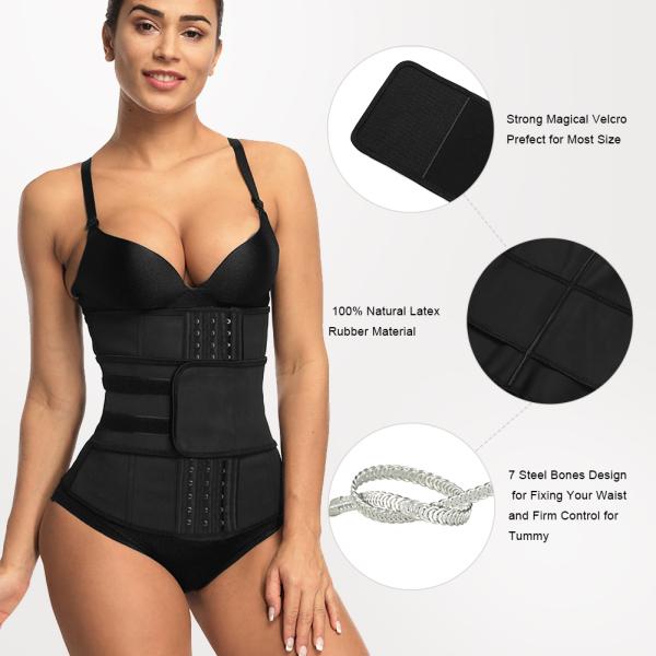 Nonwoven Weaving Method Red Waist Trainer for Women HEXIN High Waist Tummy Control